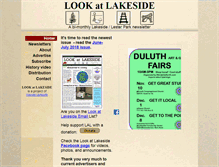 Tablet Screenshot of lookatlakeside.com